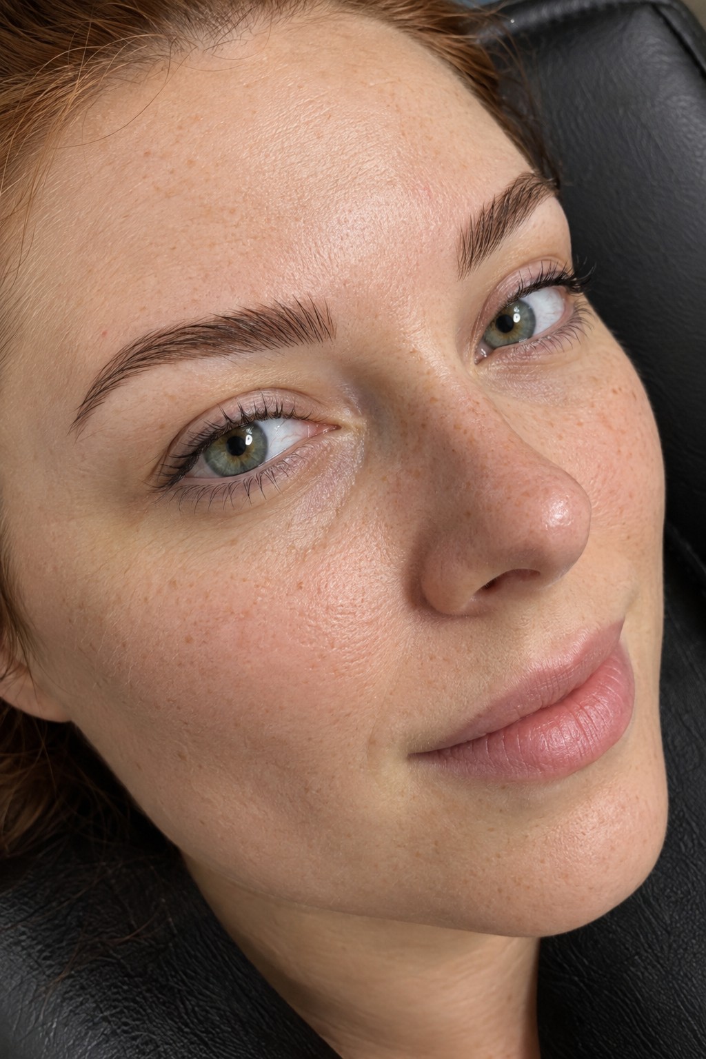 Imagen ilustrativa de brow lift con tinte
